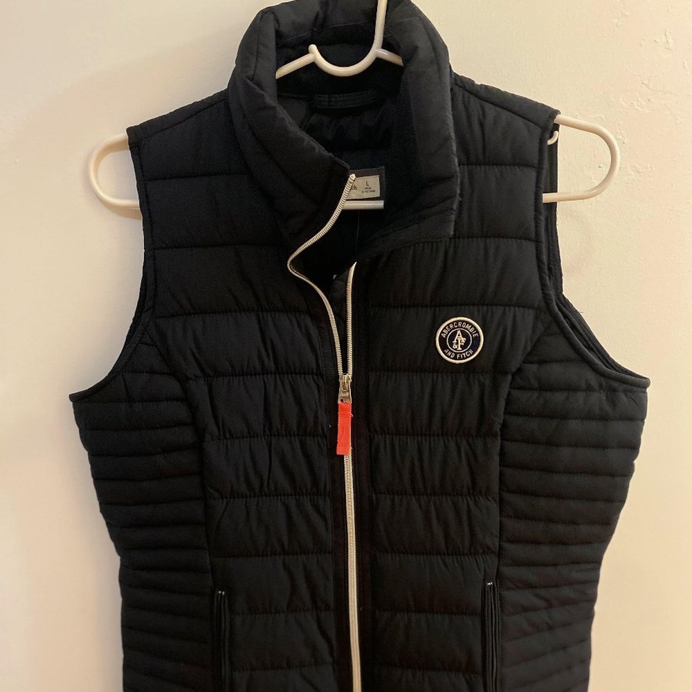 Navy Blue Abercrombie and Fitch Vest
